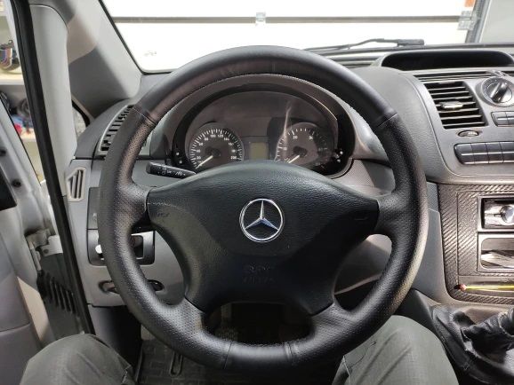 Housse de Volant pour Mercedes Sprinter Vito Viano Eco cuir