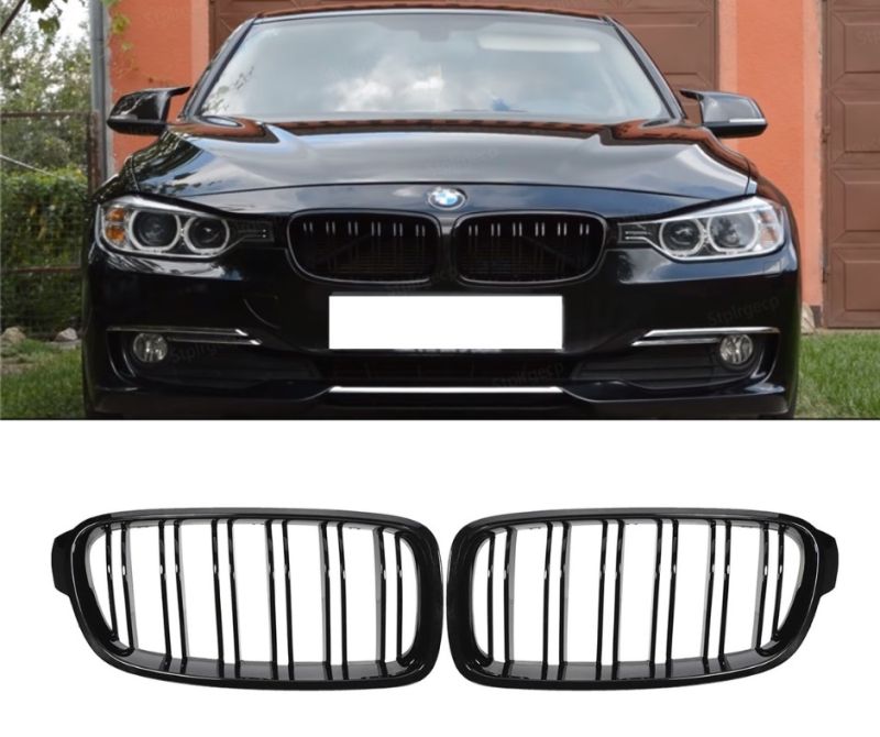 thumbnail image 2 of Foreverunatuo Gloss Black Kidney Grille For BMW F30 3 Series 2012-2018 – Front Bumper Grills (Pair) 2 of 4