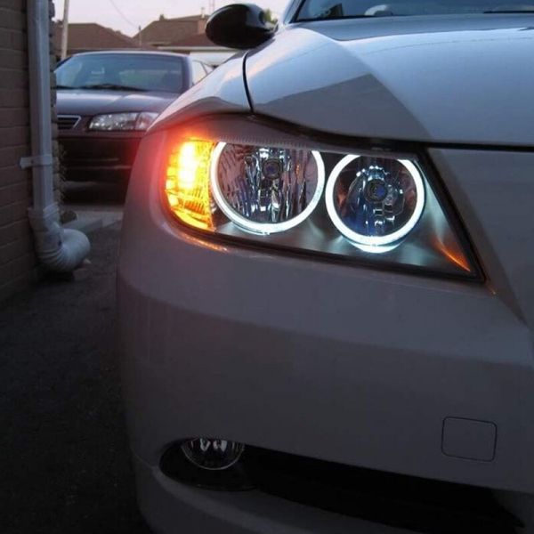 2 x BMW E90 E91 LED Angel Eyes Marker 20W Weiß Scheinwerfer