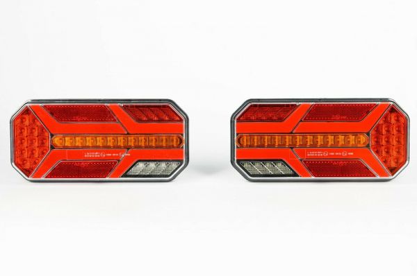 LED-MARTIN DYNAMIC Rückleuchten Set für Anhänger und Trailer mit  dynamischen Fahrtrichtungsanzeiger 