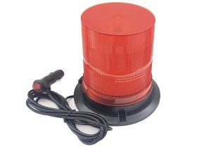 80 Led 120mm Feux Lampe Gyrophare,Stroboscope,Flash,Ambre,Remorque Elevateur Camion 12-30v