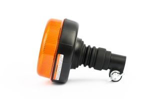 12 Led  Varningsljus Blixtljus Strobe Orange Diameter 110mm 12V 24V E9,4 varningsljus lägen