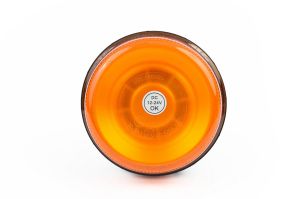 12 LED Warnleuchte Rundumlicht Orange Durchmesser 110mm 12V 24V E9,4 blinklicht modi