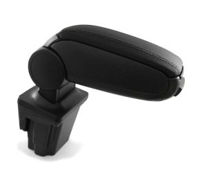 Seat Leon 1P 2005-2012 Car Auto Armrest Centre Console Arm Storage Box Black Leather