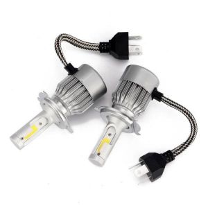 2 x LED H4 Headlights,led bulbs,car lights,vehicle led lights 72w 7600lm