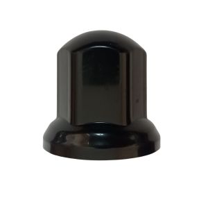 33mm Long Rim Wheel Lug Nut Cover Caps Black ABS plastic 