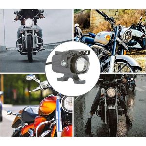 Motorrad LED Leuchten Scheinwerfer Nebel blinkt Fernlicht ATV Weiß Gelb