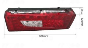 2 x LED Teil Reverce Back Light Left Right for Scania L,P,G,R,S,CP,CG,CR,CT 2017+ 24V