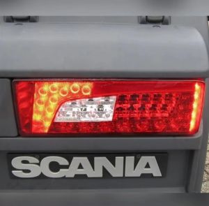 2 x LED Baklys,Baklykt Lastebil Venstre Høyre till Scania L,P,G,R,S,CP,CG,CR,CT 2017+ 24V