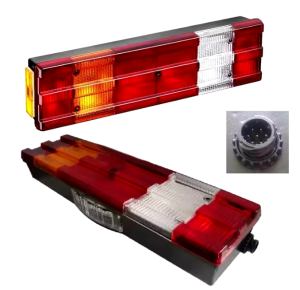 2 x Set Back Light Rear Reverse Tail Truck Light Left Right for Mercedes Vario,Sprinter,Actros,Atego, Axor With socket