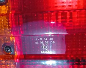 2 x Back Light,Rear  truck light,trailer left right for Mercedes Actros,Atego,Axor