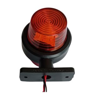 2 x LED Neon 90mm Begrenzungsleuchten Lampe Positionsleuchten LKW Anhänger 24V Orange