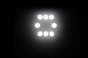 LED Ekstralys Lampa ''DEMMON'' DRL 12V 24V 27W til SUV 4x4 Bil Traktor Spot Beam Lys Hvit