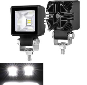 4 x LED Luces de trabajo DRL Hallo Lampara 12V 24V Flood Beam Luz Blanco