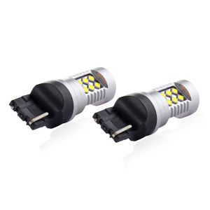 2 x LED Canbus Weiß Scheinwerfer T20 W21W Canbus 3030 24SMD 12V/24V Lampe Autolichter Glühbirnen 