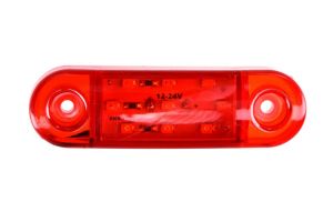 LED Clearance Trailer Truck Lorry Caravan Red E9 12v 24v