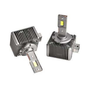 2 x Led D1S Xenon 12-24V 8600lm Canbus Ljus Lampa Bilstrålkastare Lyspærer Strålekaster Lasbil Moto 6500K 