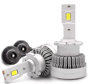 2 x Led D2S Xenon 12-24V 50000lm Canbus Lys Hovedlys Lyspærer Strålekaster Lampe Lastebil Bil 6000K 