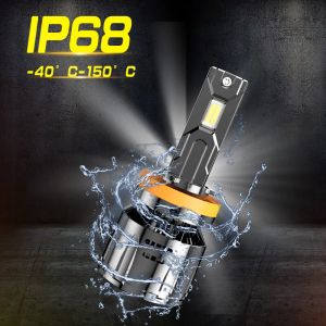 2 x LED H4 Headlights Bulbs Lamp Car Truck Lorry Lights Vehicle Hi/Low Beam 80W 12V 24V 6500K 12000LM
