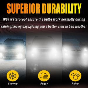 2 x LED E4S H7 H18 50W Lumini Lampa Faruri Becuri Auto Camoin Moto Hi/Low Beam 15000lm 6500K 12V 24V