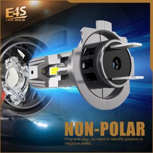 2 x LED E4S H7 H18 50W Lumini Lampa Faruri Becuri Auto Camoin Moto Hi/Low Beam 15000lm 6500K 12V 24V