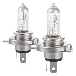 2 x H4 Halogen12V 60/55W LumiTec SILVER +100% DUO Lys High Low Beam Hovedlys Lyspærer Strålekaster Lampe Lastebil Bil 