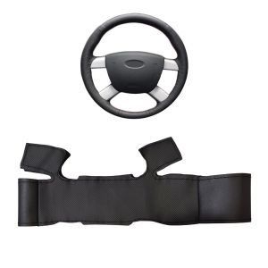 Lenkrad Abdeckung Für FORD FOCUS,FORD CONNECT,FORD KUGA,FORD C-MAX Öko Leder Zum Nähen