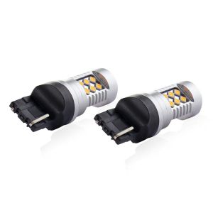 2 x LED Canbus Gelb Scheinwerfer T20 WY21W Canbus 3030 24SMD 12V/24V Lampe Autolichter Glühbirnen 