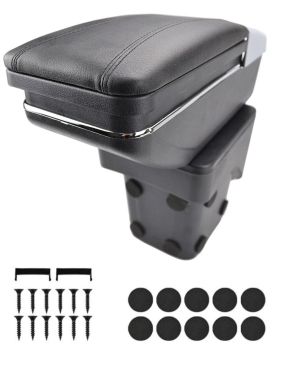 Ford Focus MK2 2005-2011 Accoudoir Central Console Voiture Noir Ciur