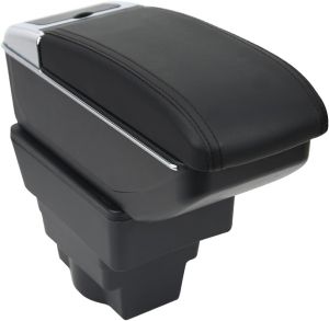 OPEL ASTRA J 2009-2018 Mittkonsol Armstöd Bilarmstöd för Bil Svart Läder