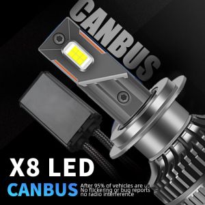 2 x LED H7 120W 13000lm Scheinwerfer Lampen Autolichter Fahrzeug Hi/Low Beam LKW PKW 12V 24V Chip Led 6000K