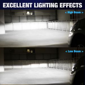 2 x LED E4P H4 12V 50W 15000lm Lumini Lampa Faruri Becuri Auto Camoin Moto Hi/Low Beam 6500K 