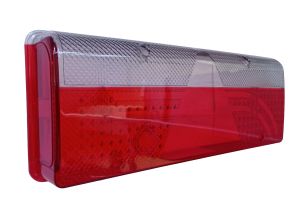 2 x Rückleuchtenglas Rücklichtglas Lichtscheibe für Anhänger Schmitz,Europoint III,Europoint 3,Aspöck,Schwarzmüller