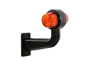 2 x Red Yellow Led Position Lights Clearance Lamp Marker Indicator Truck Trailer Lorry 12V 24V
