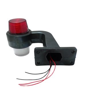2 x LED Begrenzungsleuchten Lampe Positionsleuchten LKW Anhänger Rot Weiß 12V 24V 