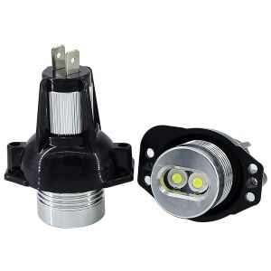 2 x BMW E90 E91 LED Angel Eyes Marker 12W Weiß Scheinwerfer Canbus Fehlerfrei