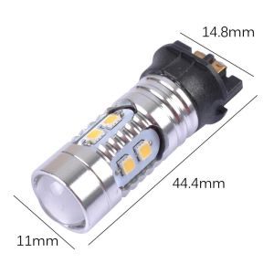 2 x LED Blanc Ampoules Feux Lampe Canbus 360° PW24W / PWY24W – 2323 SMD 12V/24V 6000K Voiture