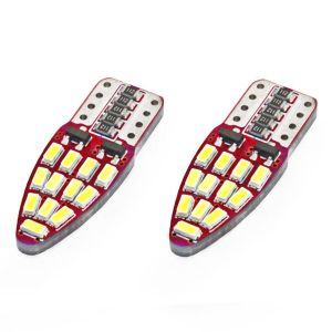 2 x T10 W5W Canbus 3014 24SMD 12V Canbus Error Free Blanco 5600K Luces Bombillas AMIO Coche Luz Piloto Traseras 