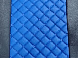 Seat covers for SCANIA R 2006-2020 Truck Black Blue Leather 