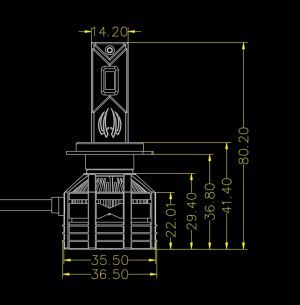 2 x H7 12V 24000lm LED 240W Canbus Lumini Lampa Faruri Becuri Bec Auto Camoin Moto 