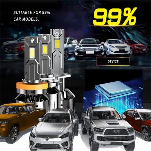 2 x H7 12V 24000lm LED 240W Canbus Lumini Lampa Faruri Becuri Bec Auto Camoin Moto 