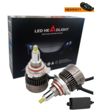 2 x H8 H9 H11 3D CSP 12V 100W 20000lm 360° Canbus 6000K  No Error Headlights Bulbs Lamp Car Truck Lorry Lights Vehicle 
