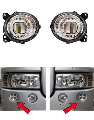 2 x Para SCANIA серия P, G, R, T 2004-2017 LED Luces Antiniebla Halogen Faro Delantero Lampara 