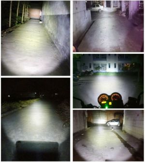 2 x H4 HS1 12V-24V 360° 6000K Lumini Lampa Faruri Becuri Auto Camoin Moto 12V 24V