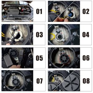 2 x LED F2 H3 12v/24V 72W 10000LM Lumini Lampa Faruri Becuri Auto Camoin Moto 