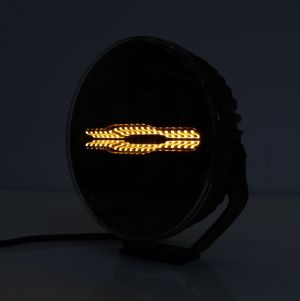 LED Rund Ekstralys Ø228mm 12V/24V, 175W, 11000 lm Hvit/Gul DRL Arbeidslys Lysbar 4 Moduser Advarsellys Blinklys Rav Strobe E-mark, IP67/69K