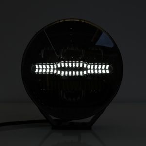 LED Rund Ekstralys Ø228mm 12V/24V, 175W, 11000 lm Hvit/Gul DRL Arbeidslys Lysbar 4 Moduser Advarsellys Blinklys Rav Strobe E-mark, IP67/69K