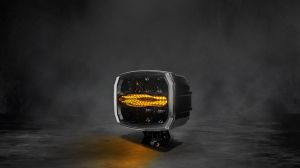 LED 12V/24V, 175W, 11000 lm White/Orange DRL Lamp Flash Warning Safety Strobe Auto SUV E-mark, IP67/69K