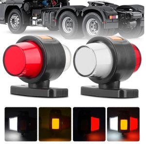 2 x Led 92mm Position Lights Clearance Lamp Marker Indicator Truck Trailer Lorry 12V 24V