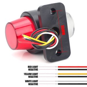 2 x Led 92mm Position Lights Clearance Lamp Marker Indicator Truck Trailer Lorry 12V 24V